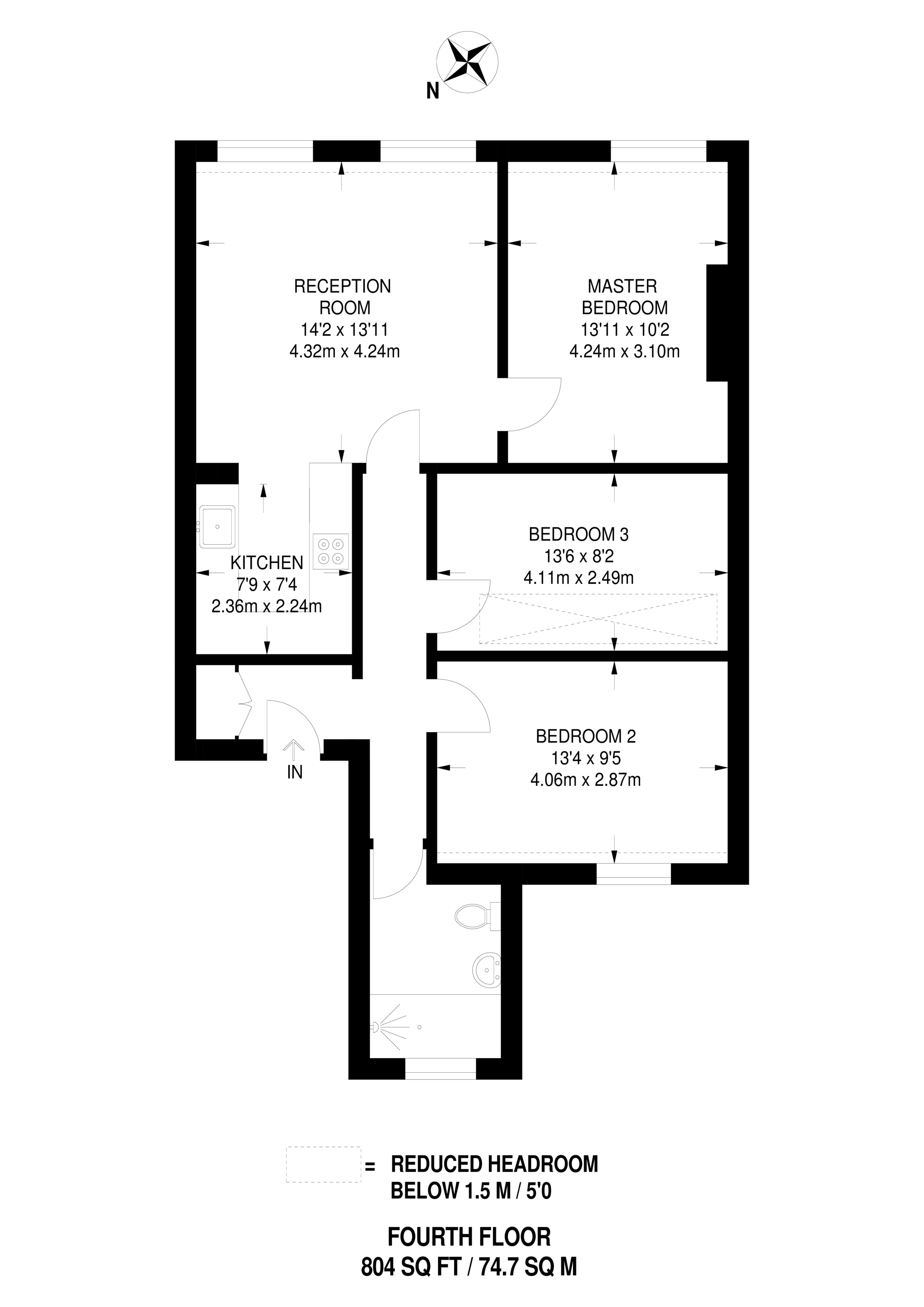 Old Brompton Road, South Kensington floorplan