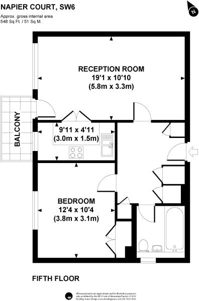 1 Bedrooms Flat to rent in Ranelagh Gardens, London SW6