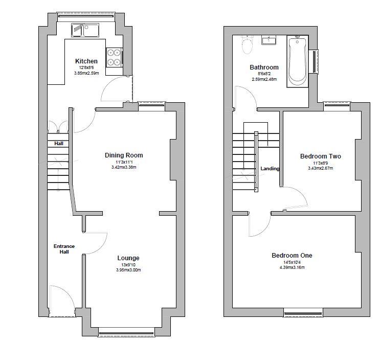 2 Bedrooms Terraced house for sale in Waterloo Road, Ashton-On-Ribble, Preston PR2