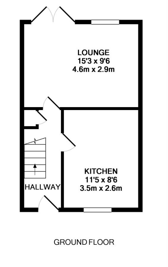 2 Bedrooms Terraced house for sale in Wood Lane, Ashford TN23