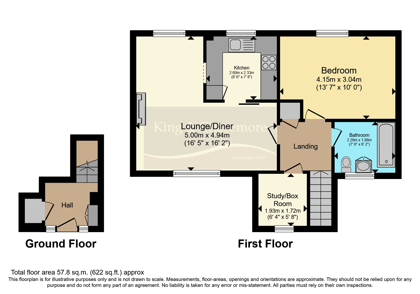 9, Waterside Close, Crawley floorplan