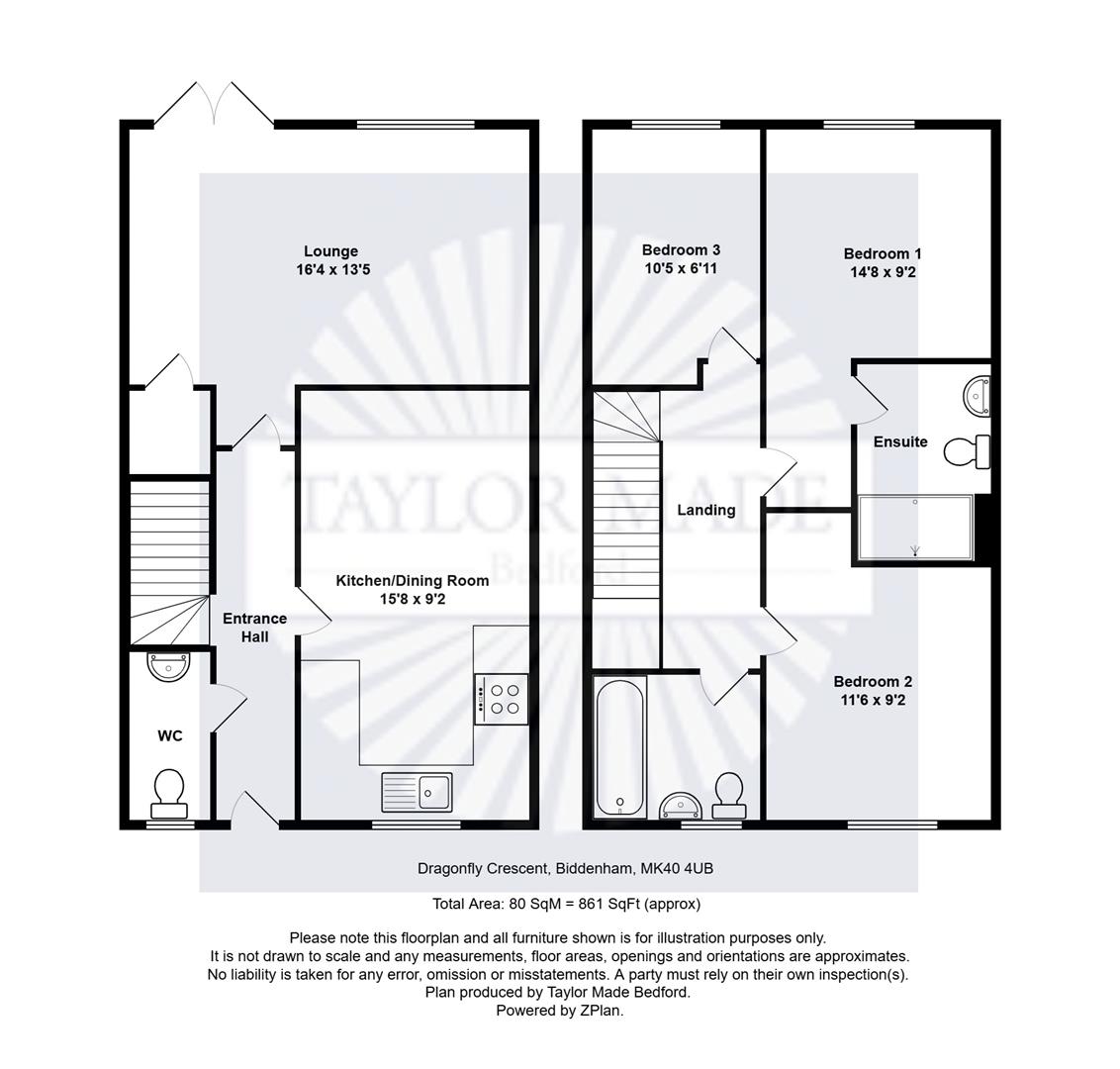 71, Dragonfly Crescent, Bedford floorplan