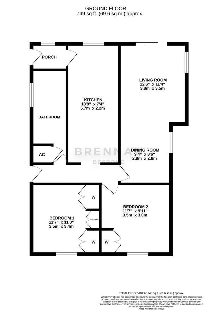 27, Exeter Street, Kettering floorplan
