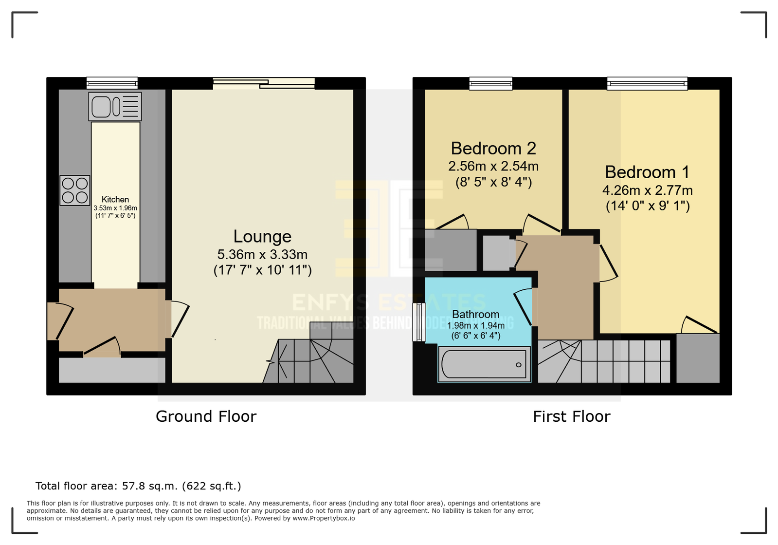 45, Lloyd Street West, Llandudno floorplan