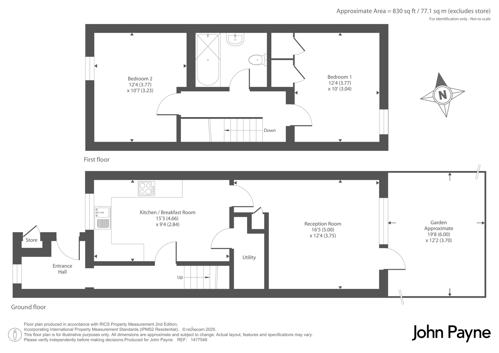 50, Coupland Place, Woolwich floorplan