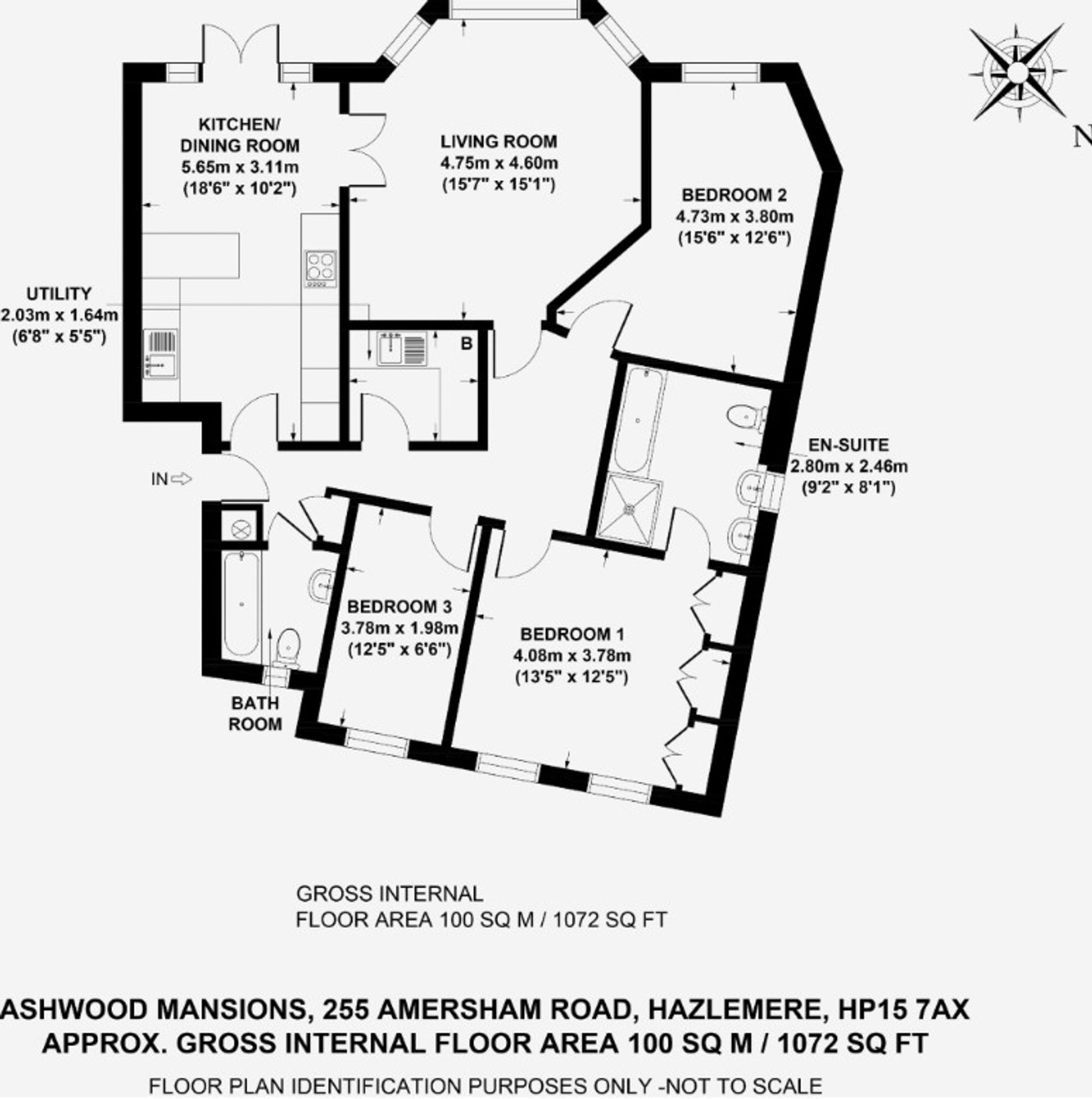 4 Ashwood Mansions, High Wycombe floorplan