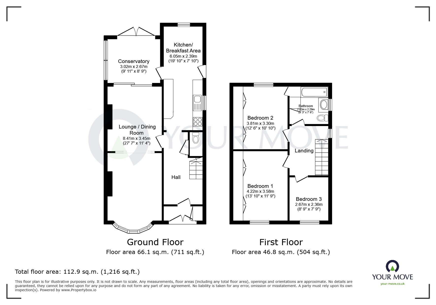 24, Poplar Avenue, Nottingham floorplan