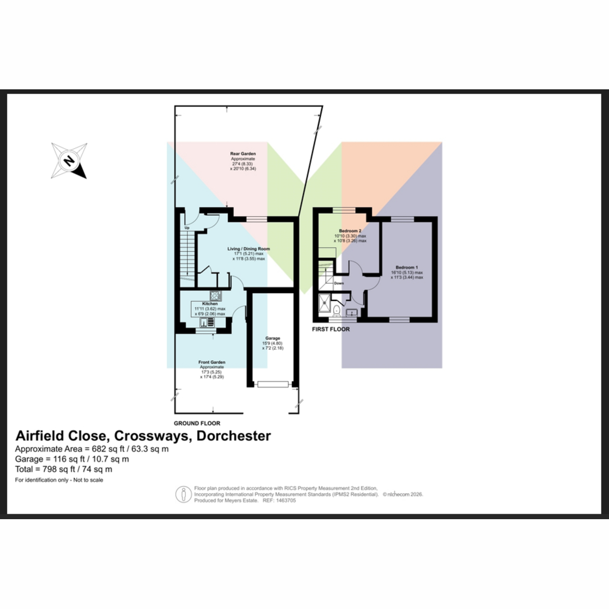 15, Airfield Close, Dorchester floorplan