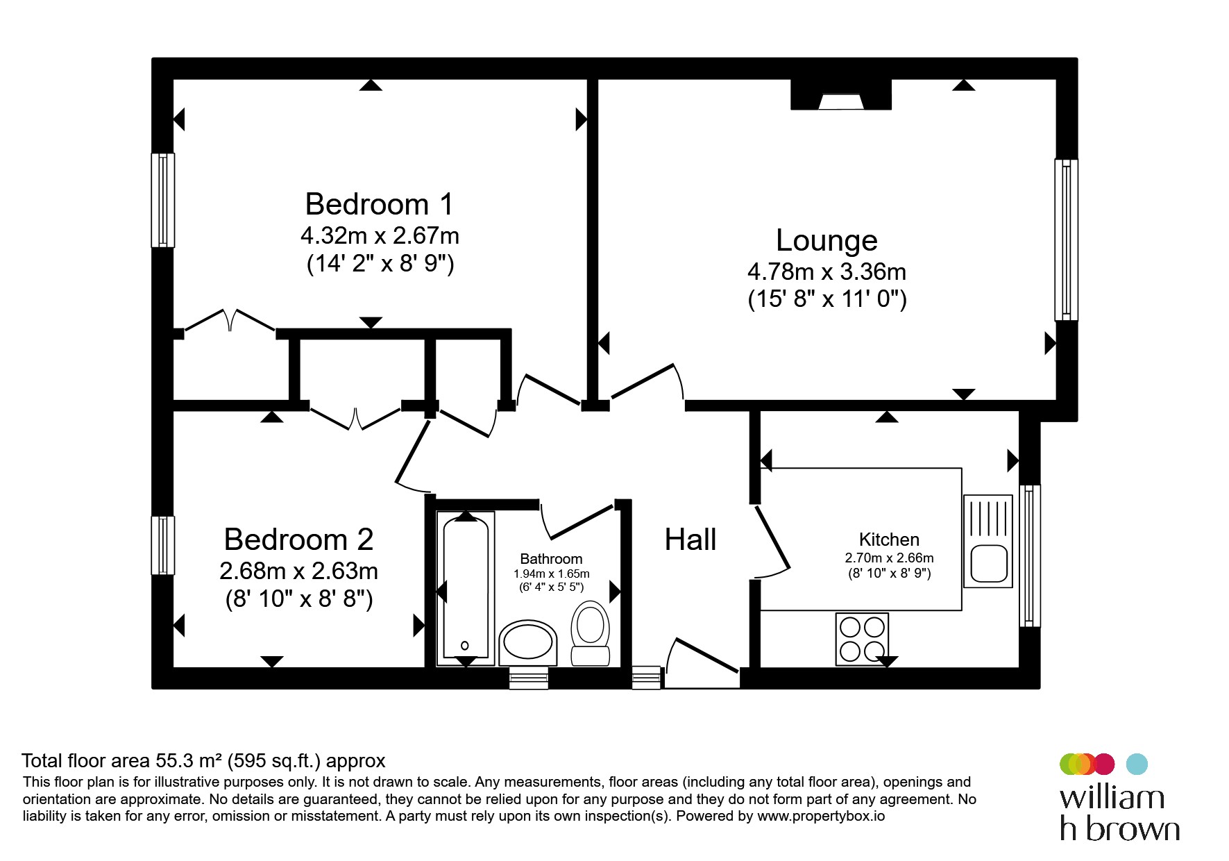 49, Oak Crescent, Boston floorplan