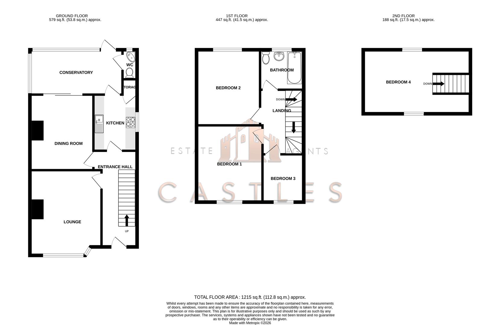 62, Old Manor Way, Portsmouth floorplan