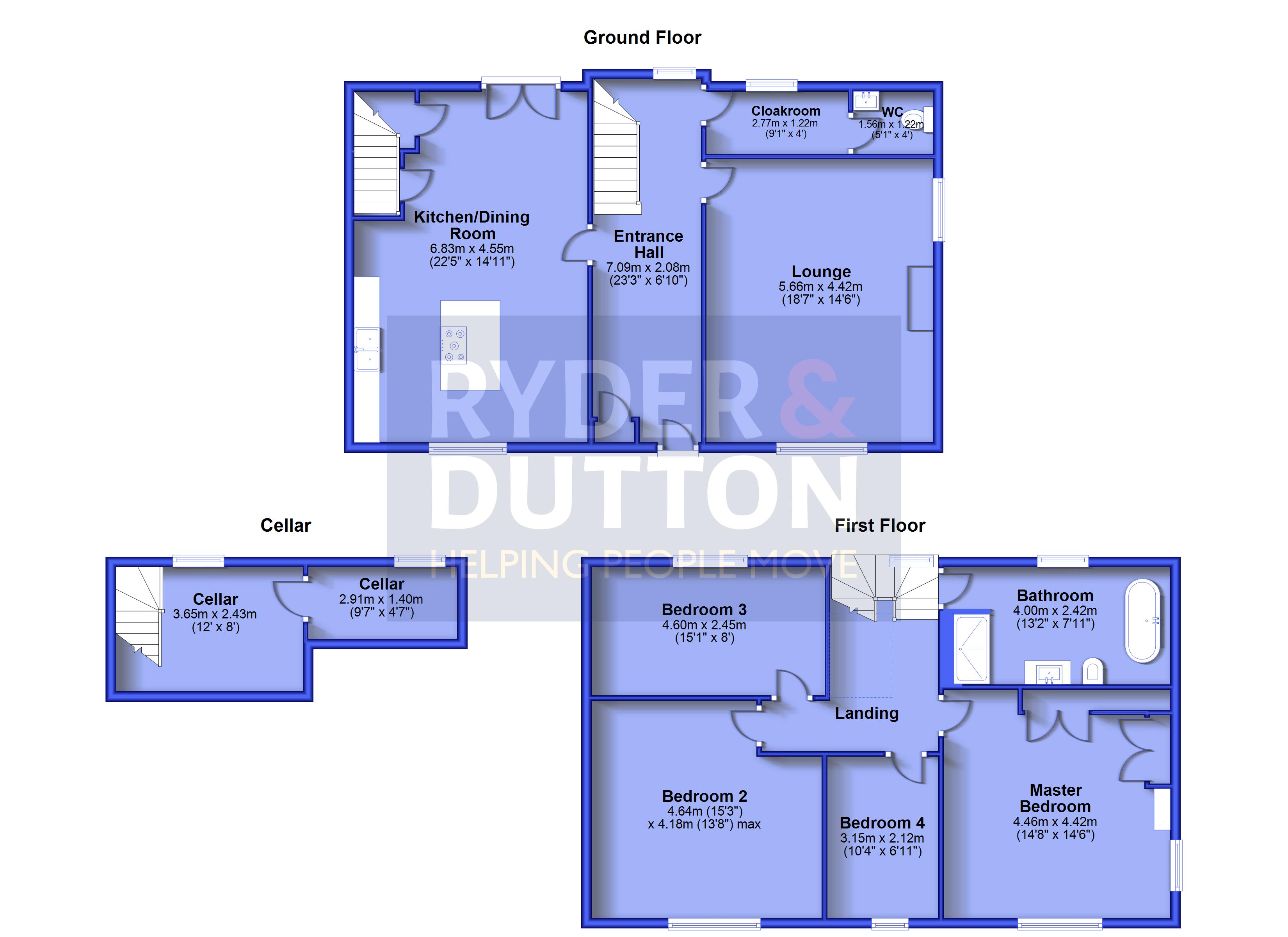 Oakley Cottage, 232, Haslingden Road, Lancashire floorplan