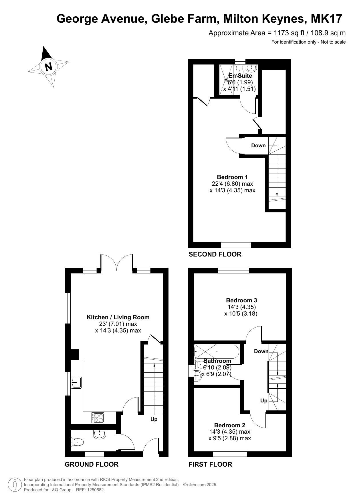 George Avenue, Glebe Farm floorplan