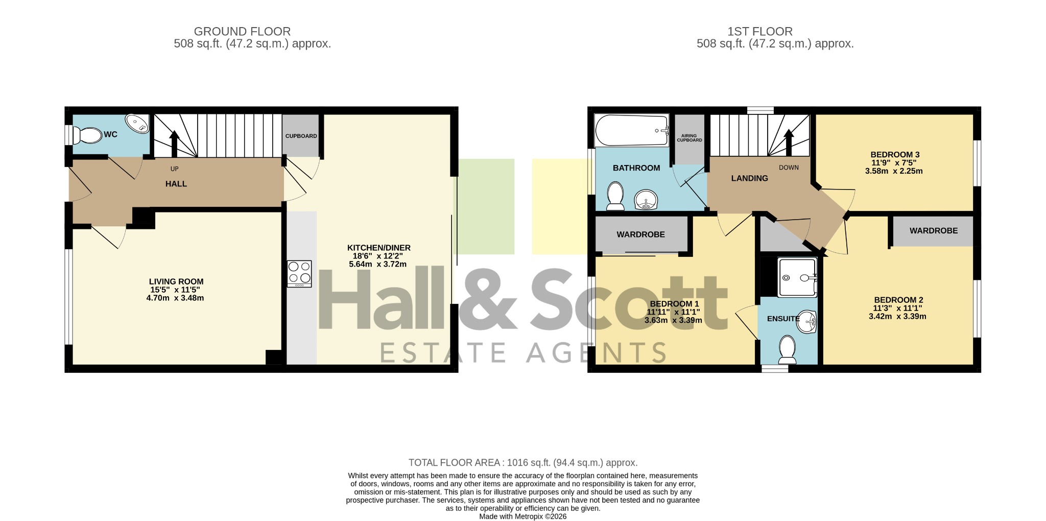 17 Abbott Close, Ottery St Mary floorplan