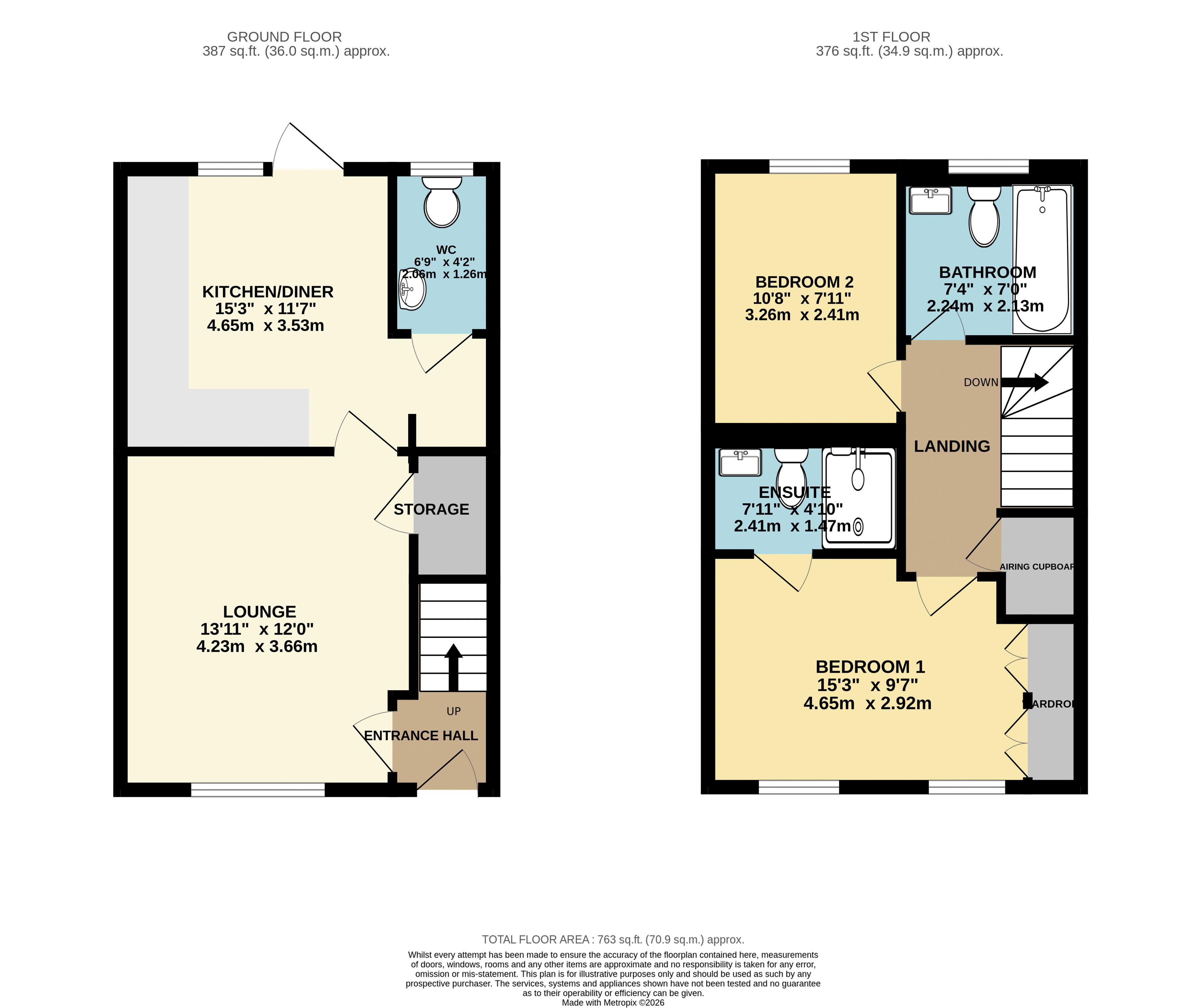6, Swallow Gate, Lincoln floorplan