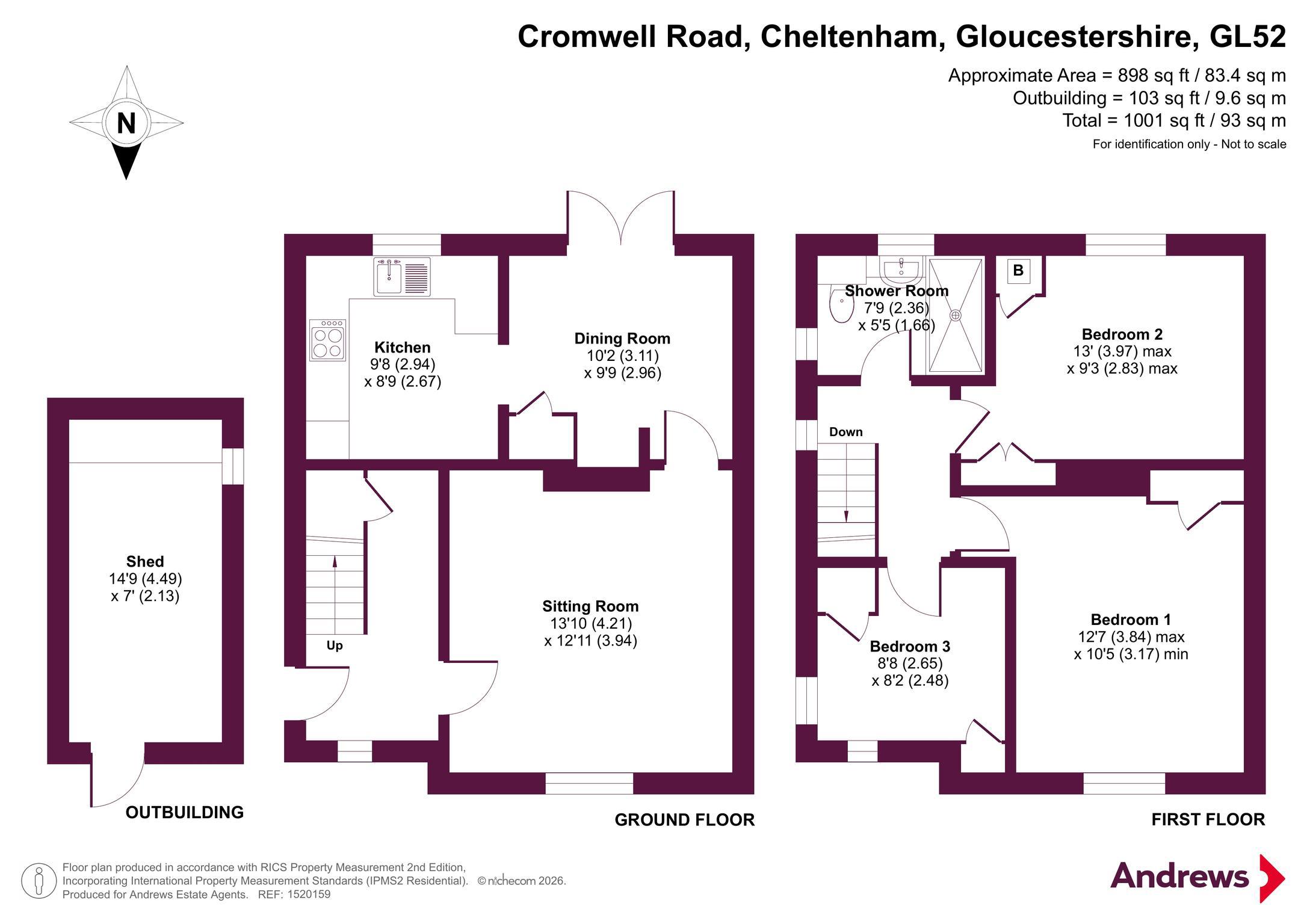 77, Cromwell Road, Gloucestershire floorplan