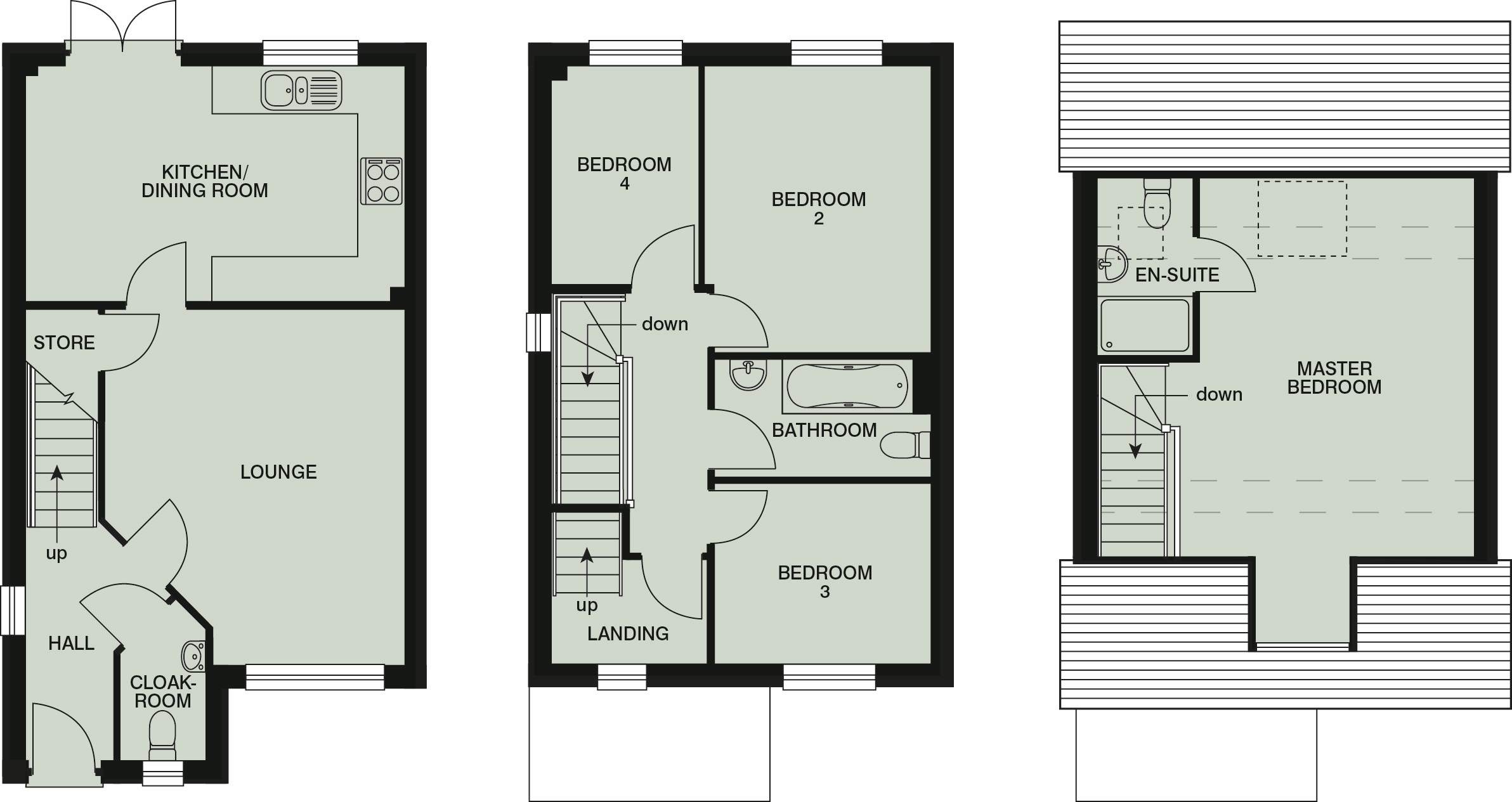 New home, 4 bed semidetached house for sale in Box Road, Cam, Dursley