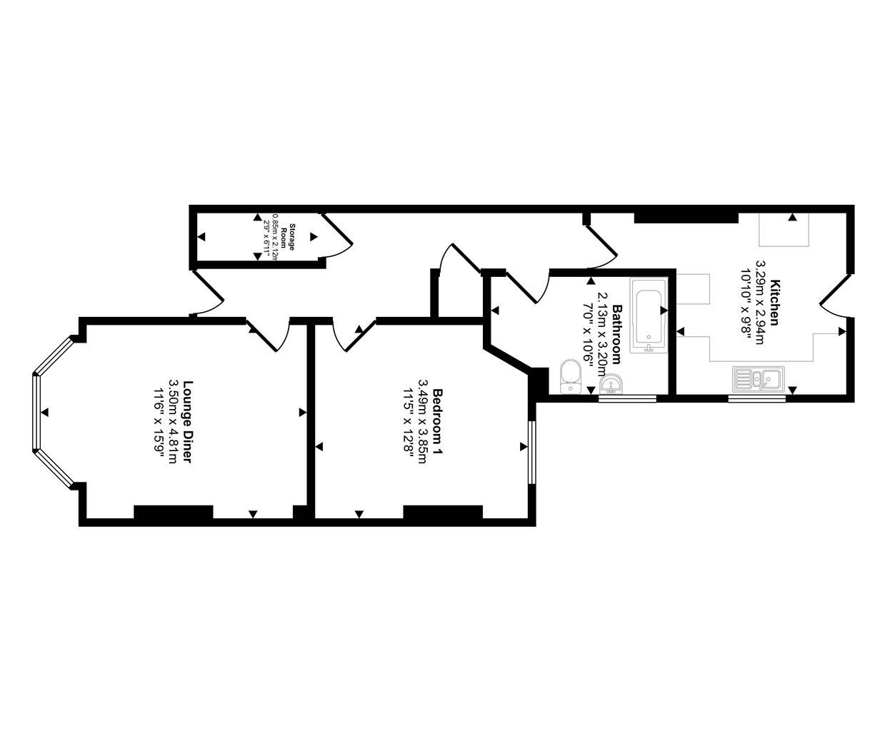 Morat Street, STOCKWELL floorplan