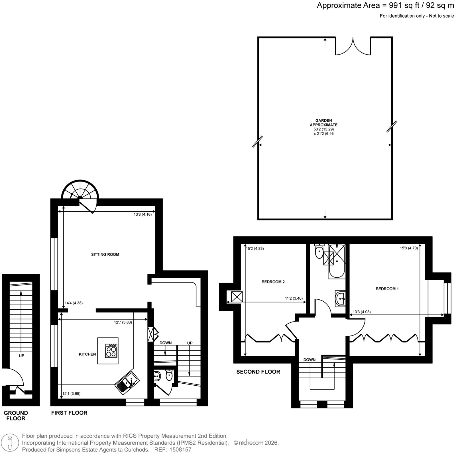 Flat 2, 14, Portsmouth Road, Kingston Upon Thames floorplan