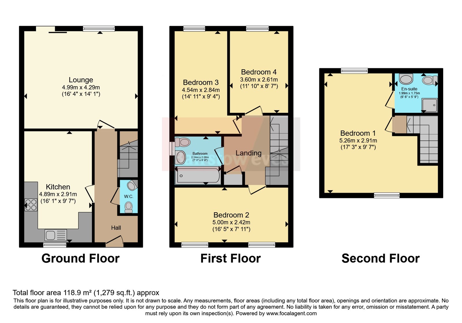 4, Bridge Close, Nottinghamshire floorplan