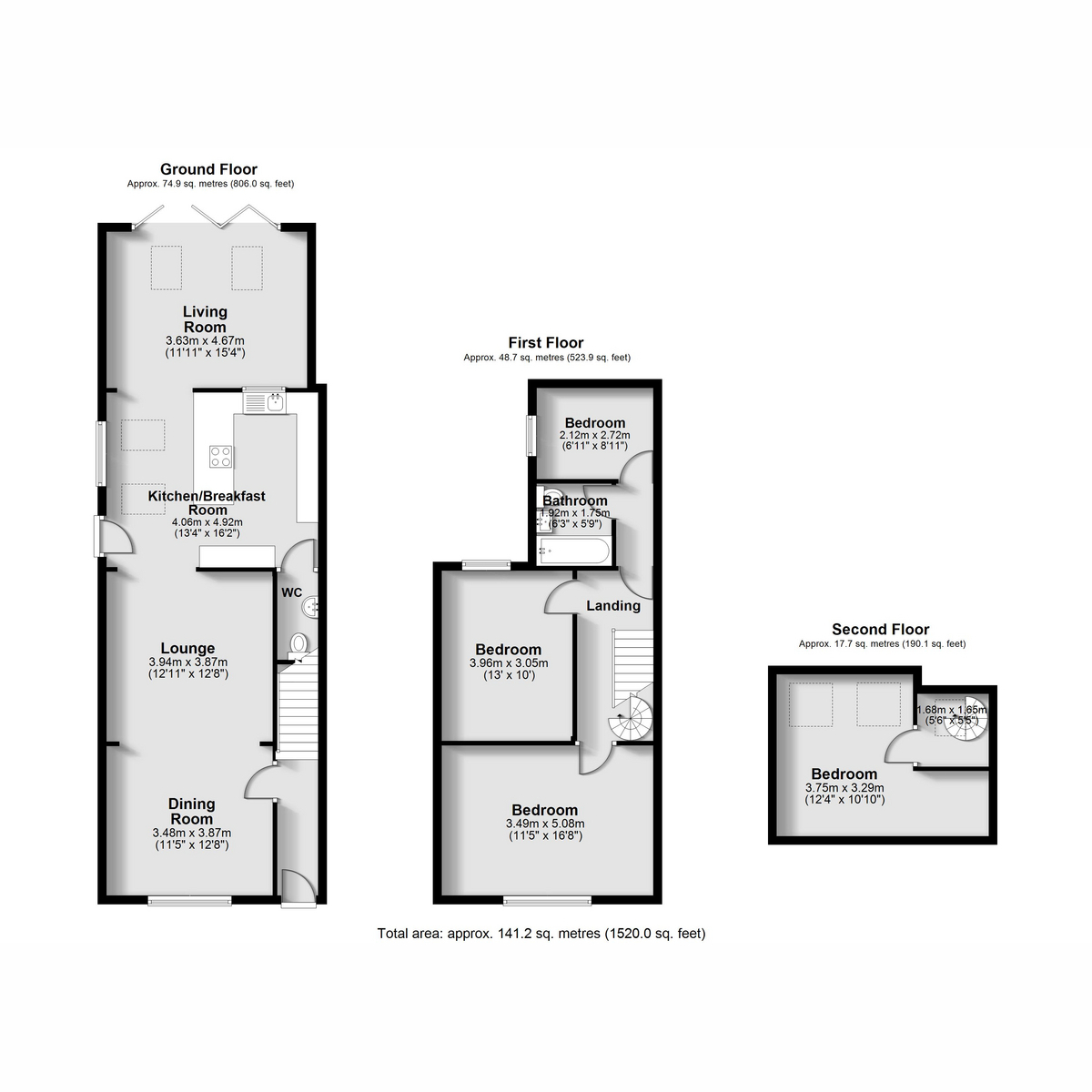 146, Broad Lane, Nottingham floorplan