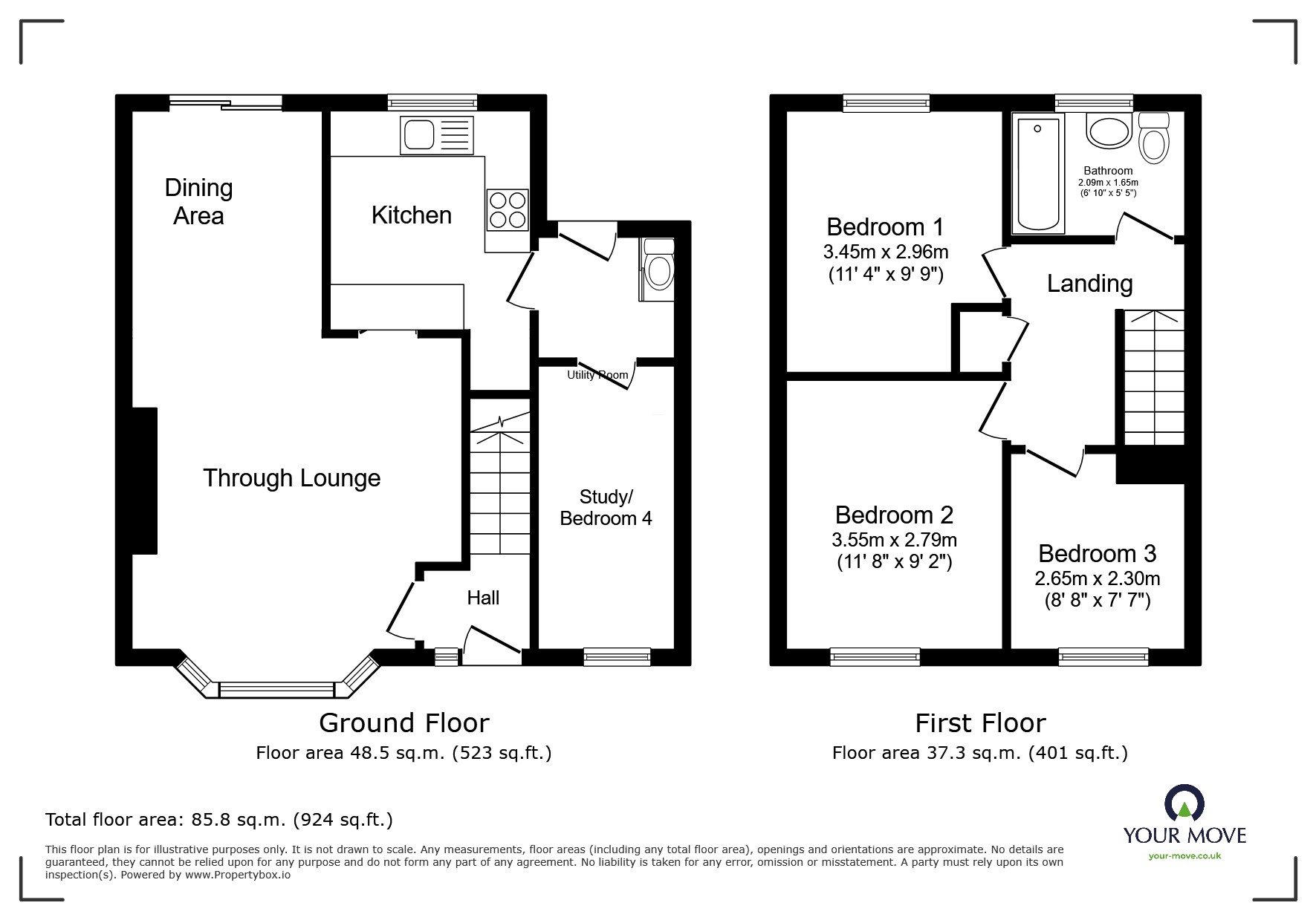 54, Carberry Way, Stoke-on-trent floorplan