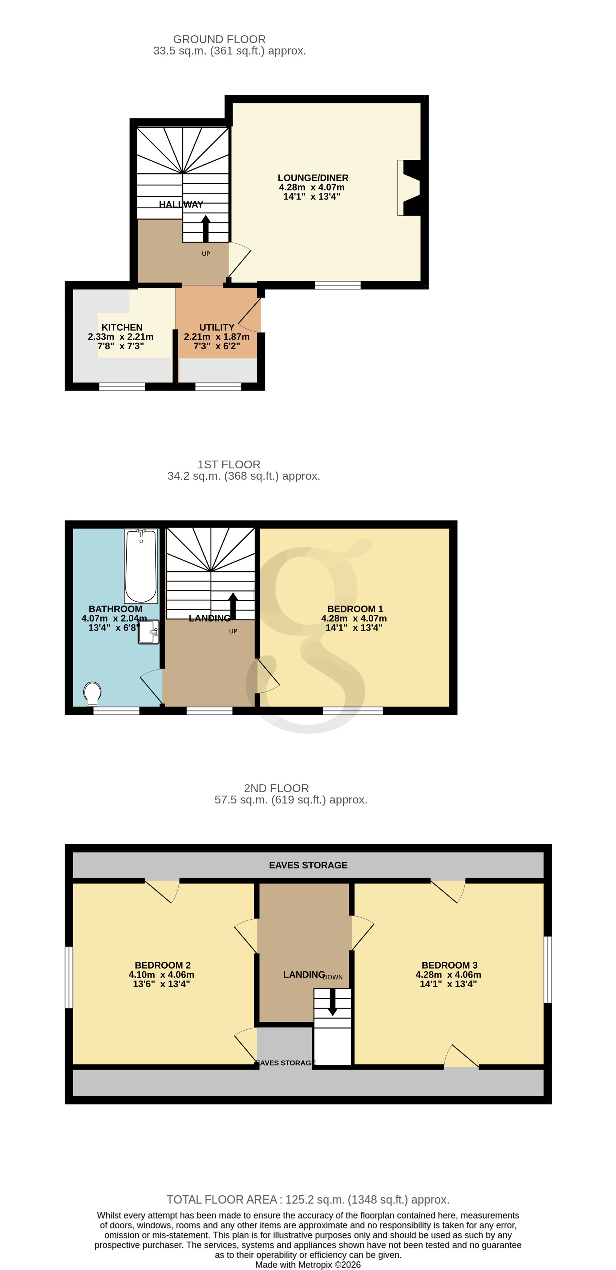 5 Les Pieces La Rue Des Huriaux, Jersey floorplan