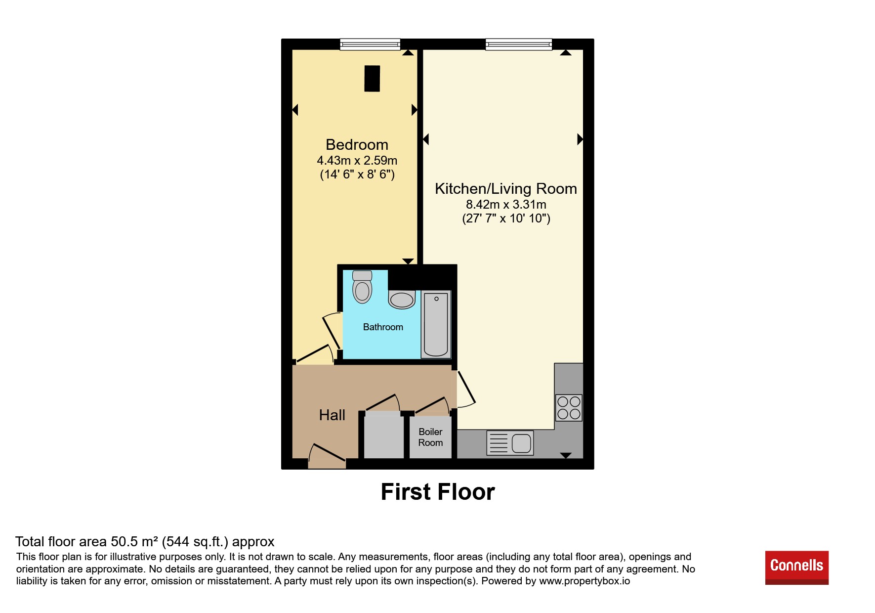 Flat 5, Premier House, 112, Station Road, Edgware floorplan