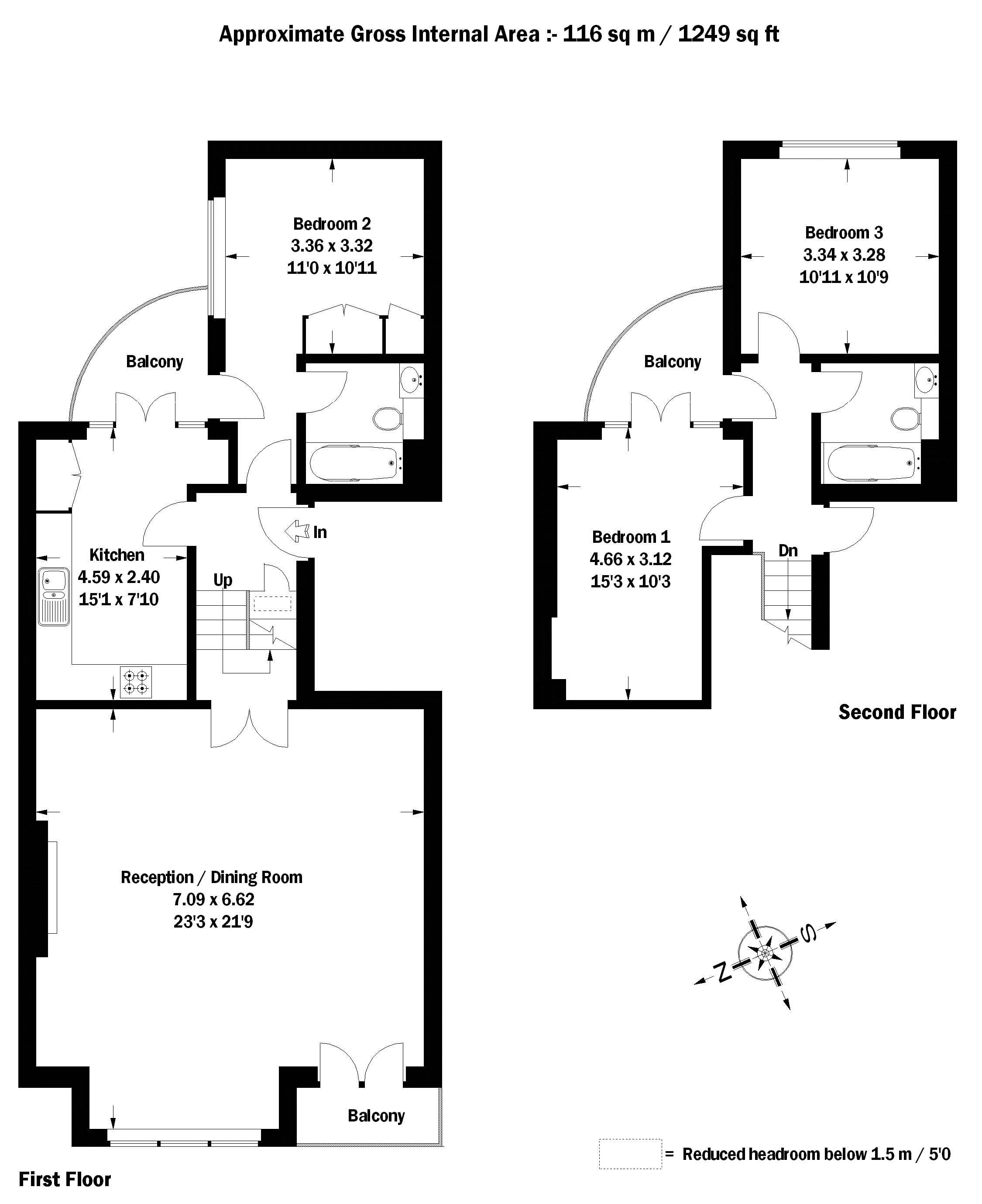 3 Bedrooms Flat to rent in Palace Court, London W2