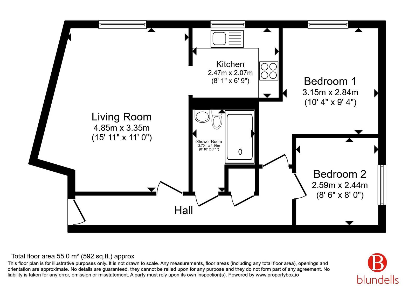 31, Kyle Close, Sheffield floorplan
