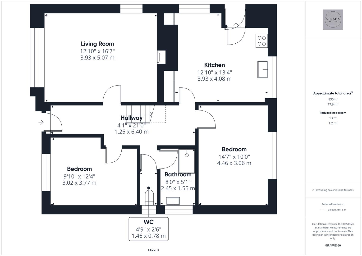 26, Florence Road, Chesterfield floorplan
