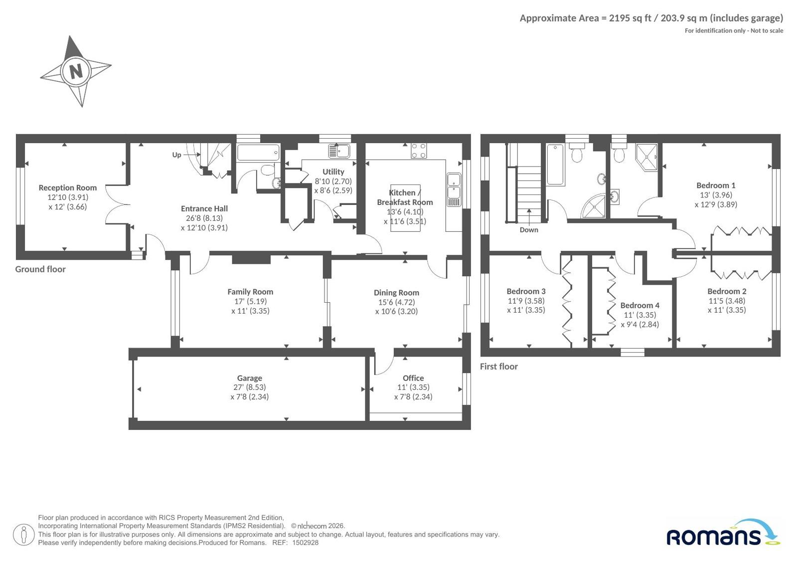271A,, Kempshott Lane, Hampshire floorplan