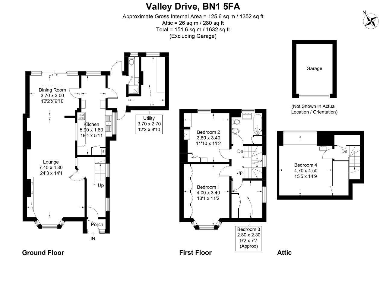 4 Bedrooms Semi-detached house for sale in Valley Drive, Brighton, East Sussex BN1