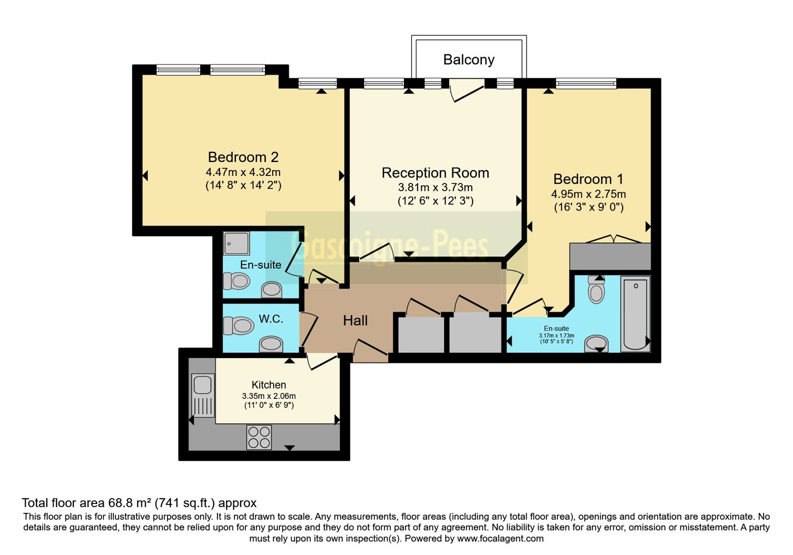 7, Haven Court, Esher floorplan