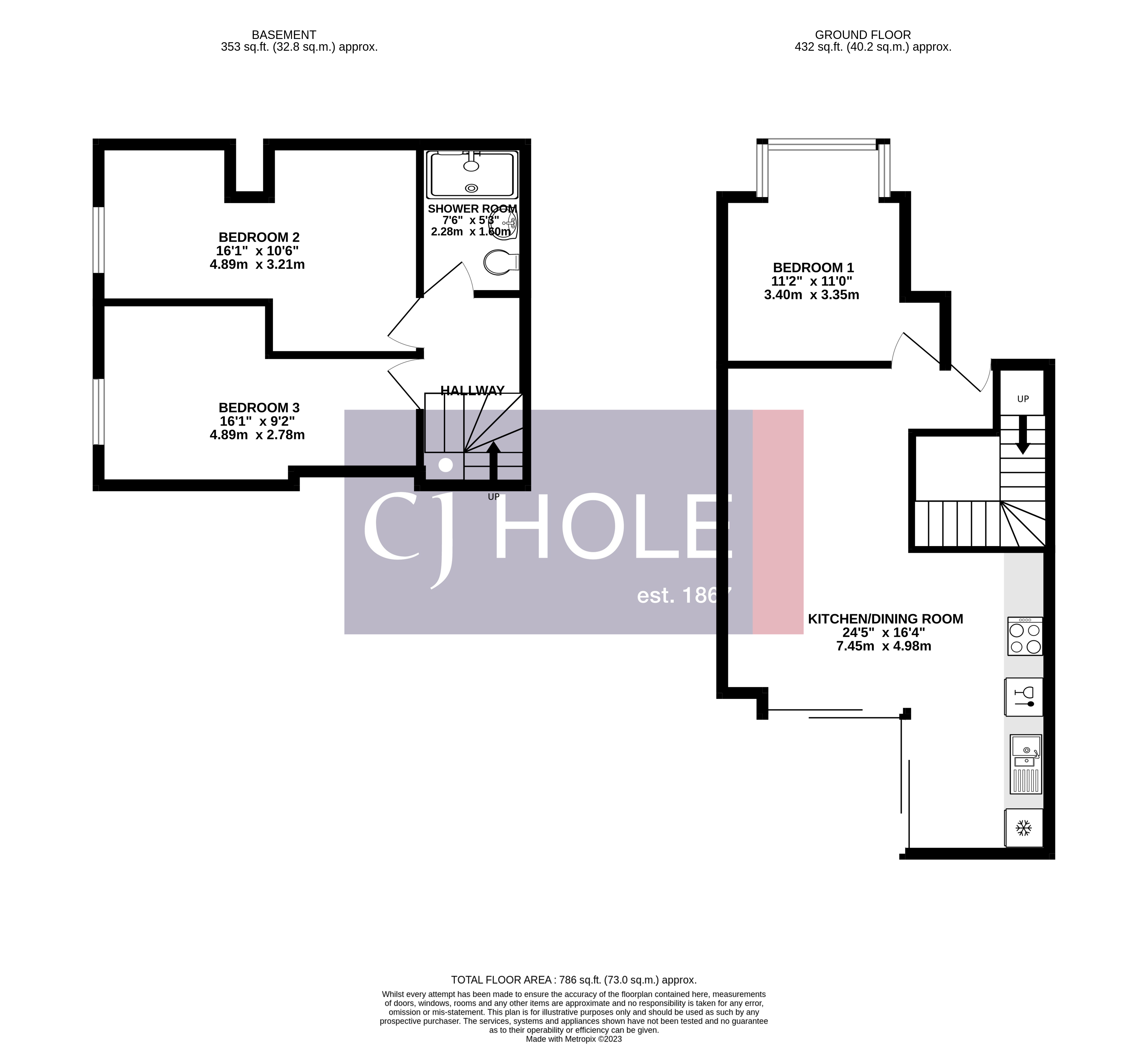 Flat 1, 17, Elmcroft Crescent, Bristol floorplan