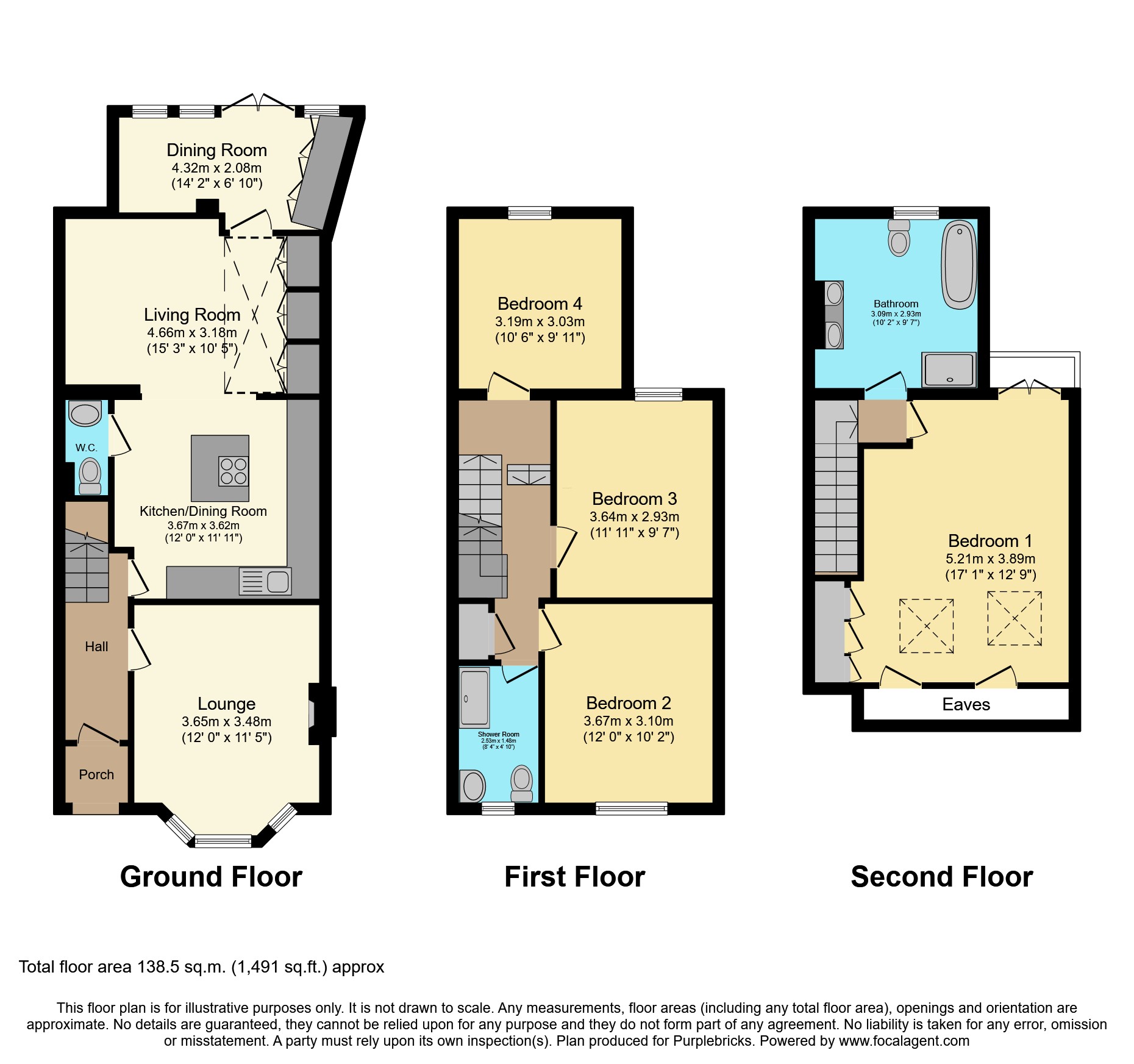 220, Gordon Avenue, Camberley floorplan