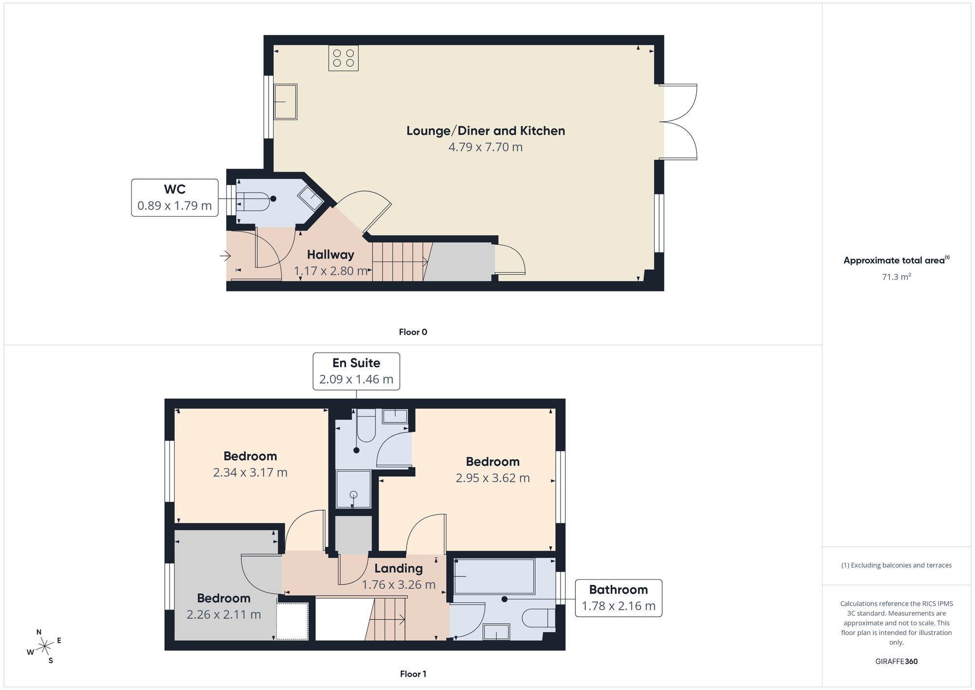 4 January Courtyard Hilary Street, Gateshead floorplan