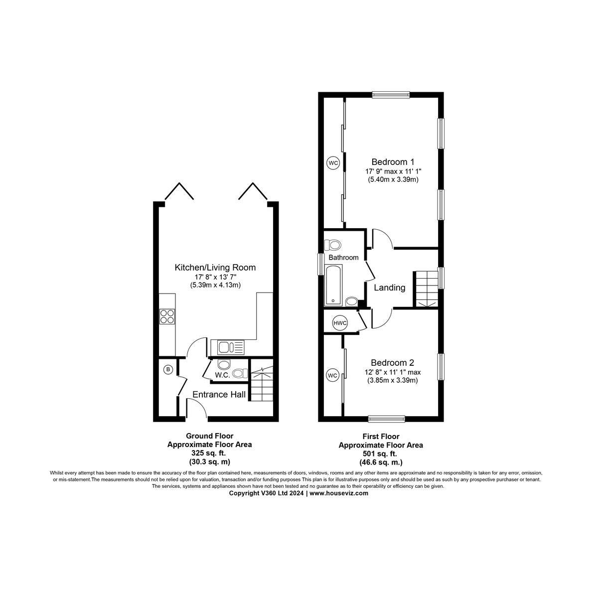9c, Market Place, Dunmow floorplan