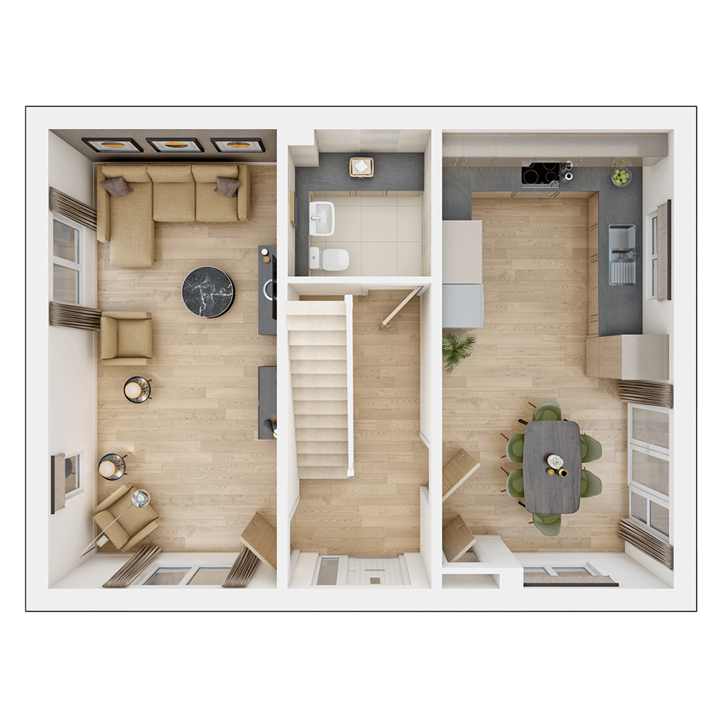 The Plumdale - Plot 1, Charnwood Chase At Swinfen Vale, Charnwood Chase, Sence Valley Road (Off Beveridge Lane), Coalville floorplan