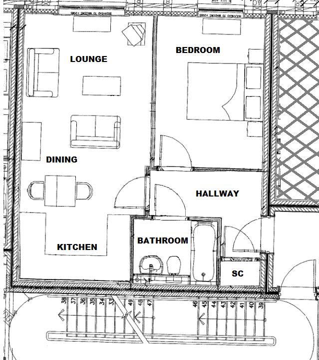 Apartment 7, Portland Point, Armstrong Drive floorplan