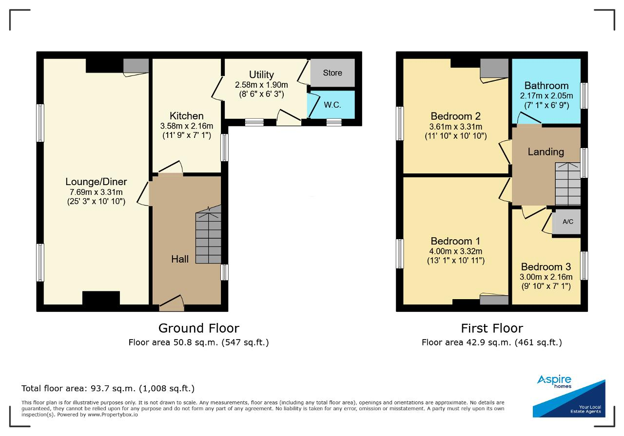 19, Church Road, Wisbech floorplan