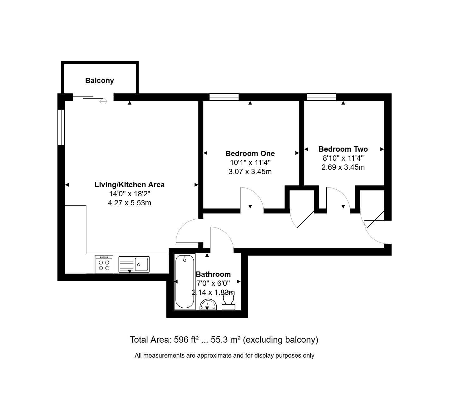 24 Icon House,, Merchants Place, Reading floorplan