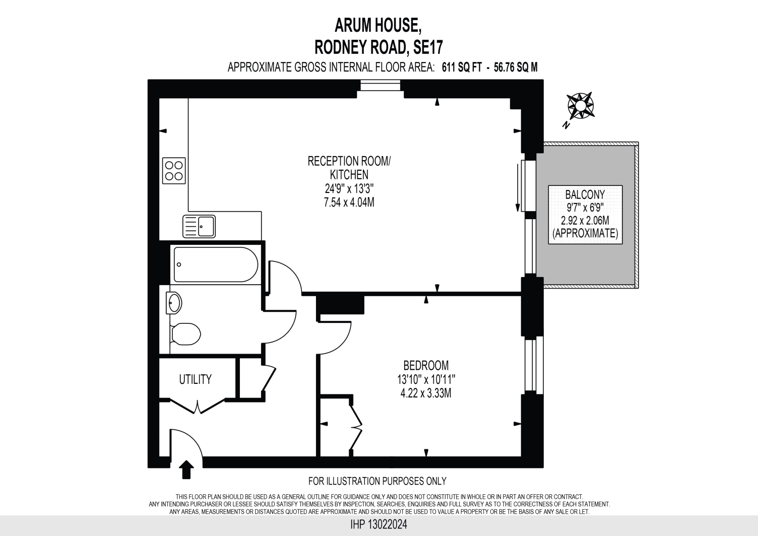 505, Arum House, Elephant Park, Elephant And Castle floorplan