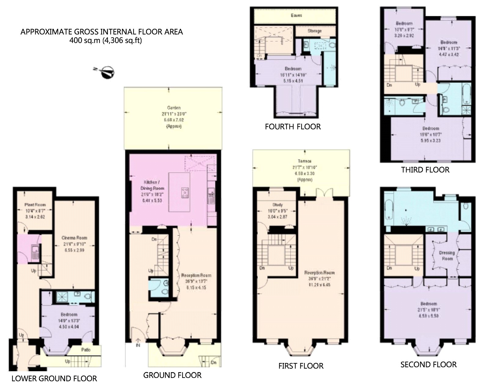 10, The Vale, London floorplan