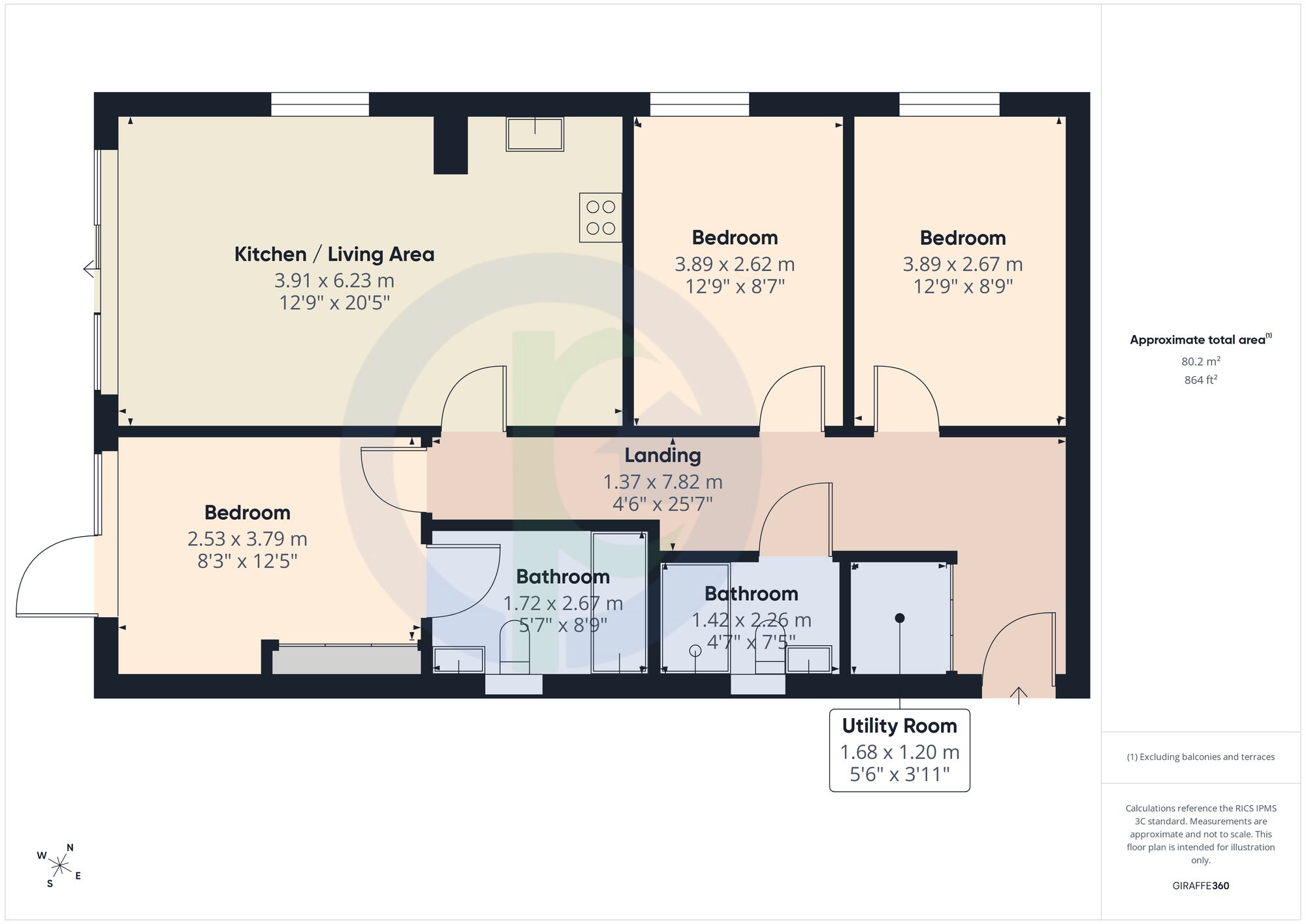 20 Monarch Court, Stanmore floorplan