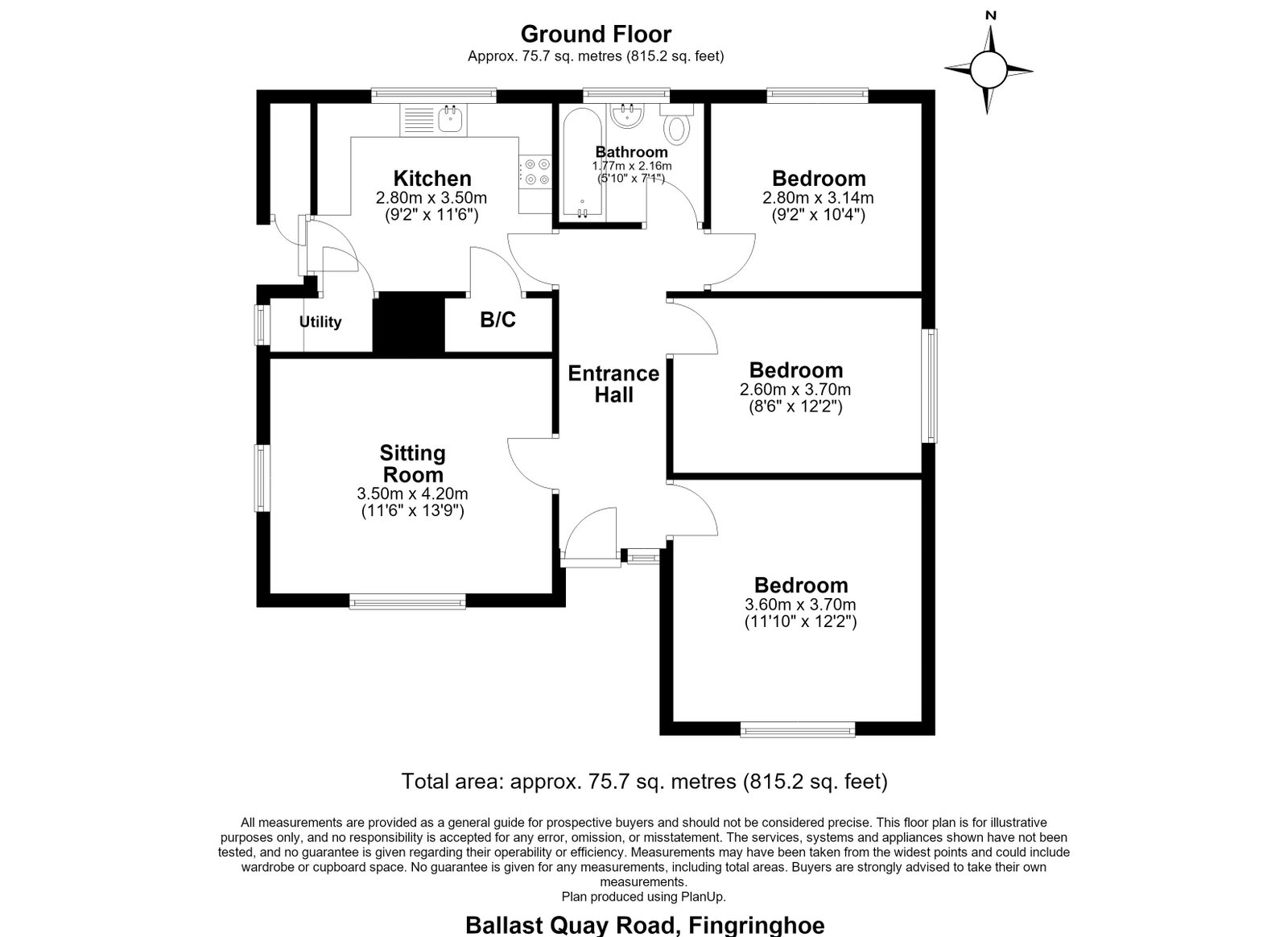 Till June, Ballast Quay Road, Colchester floorplan