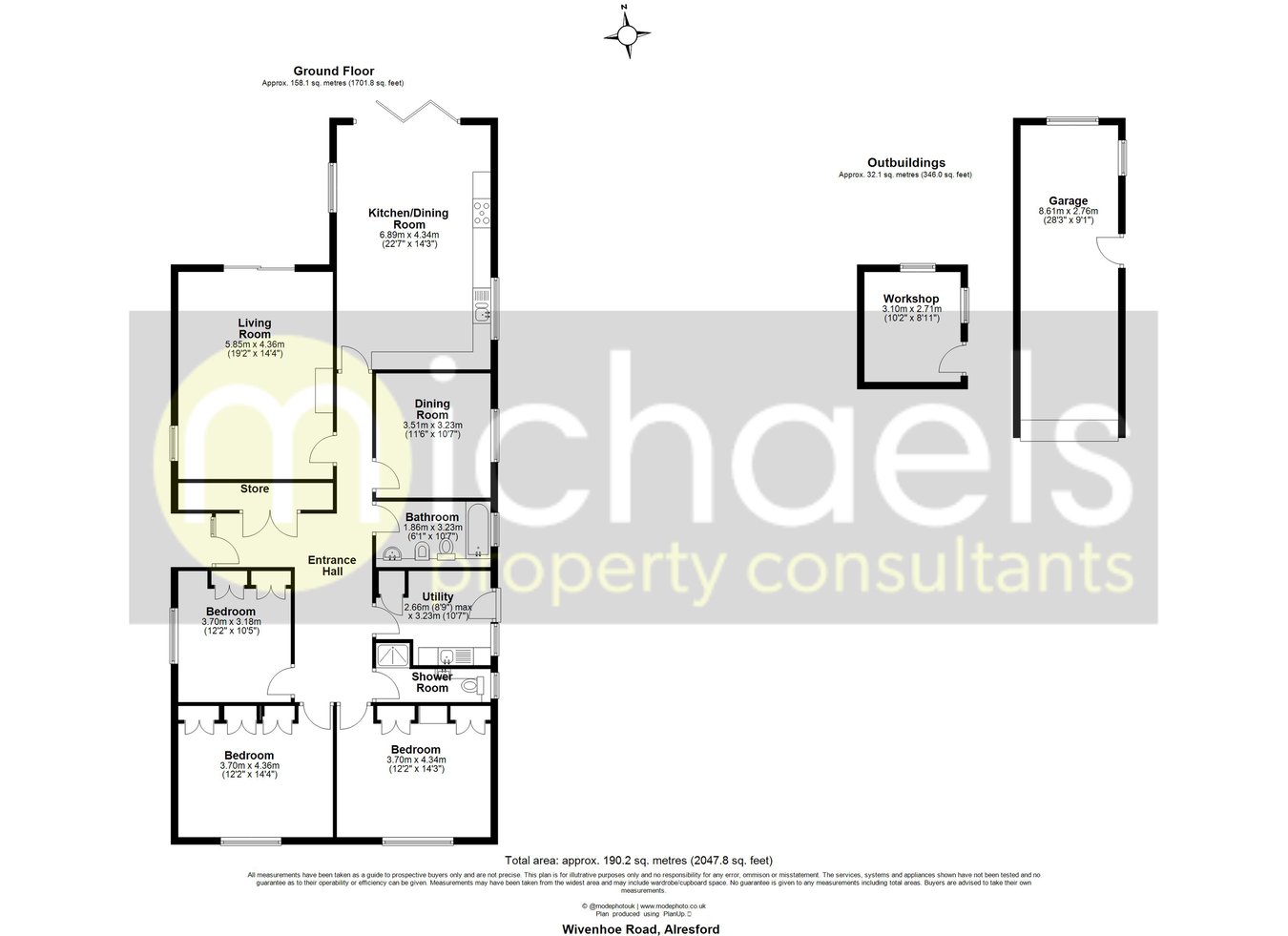 167, Wivenhoe Road, Colchester floorplan