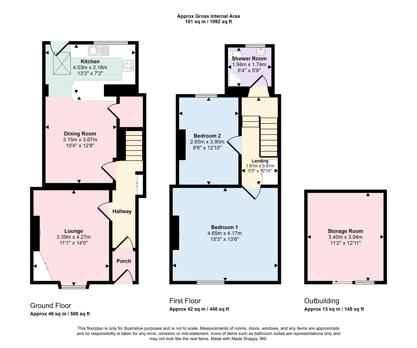 Queen Street, Wigton floorplan