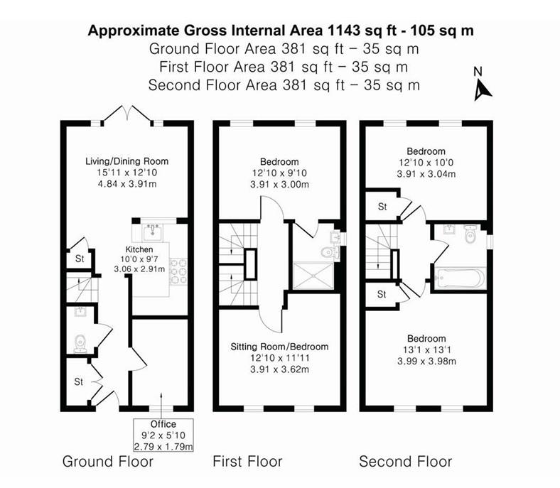 Deacon Drive, Cambridge floorplan