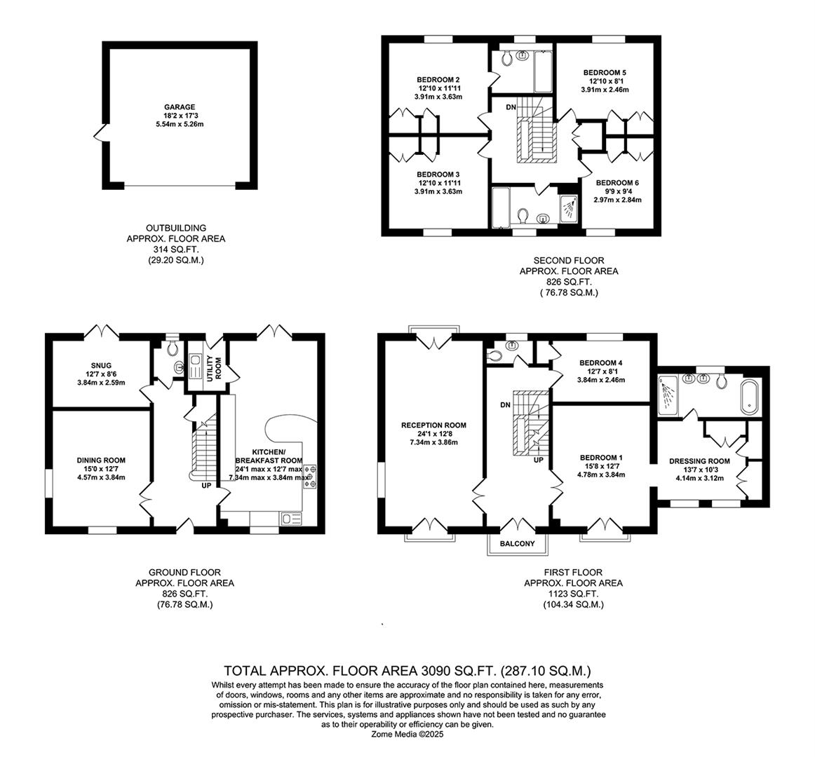 8, Greensleeves Way, Kings Hill floorplan