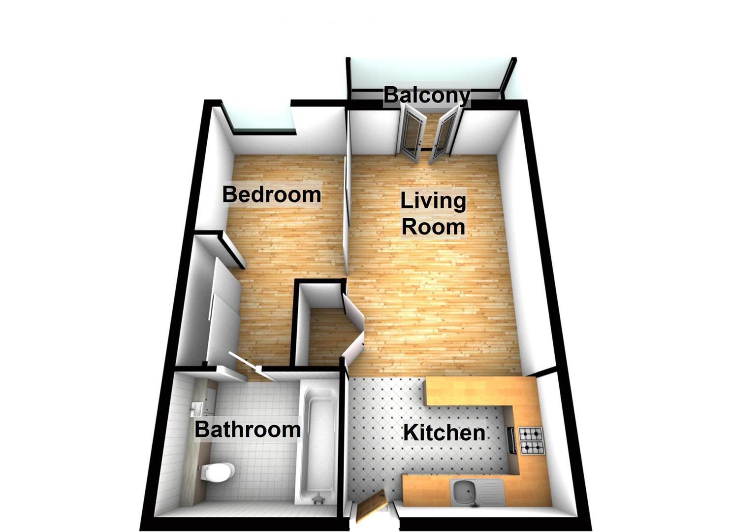 1 Bedrooms Flat to rent in Park Lodge Avenue, West Drayton UB7